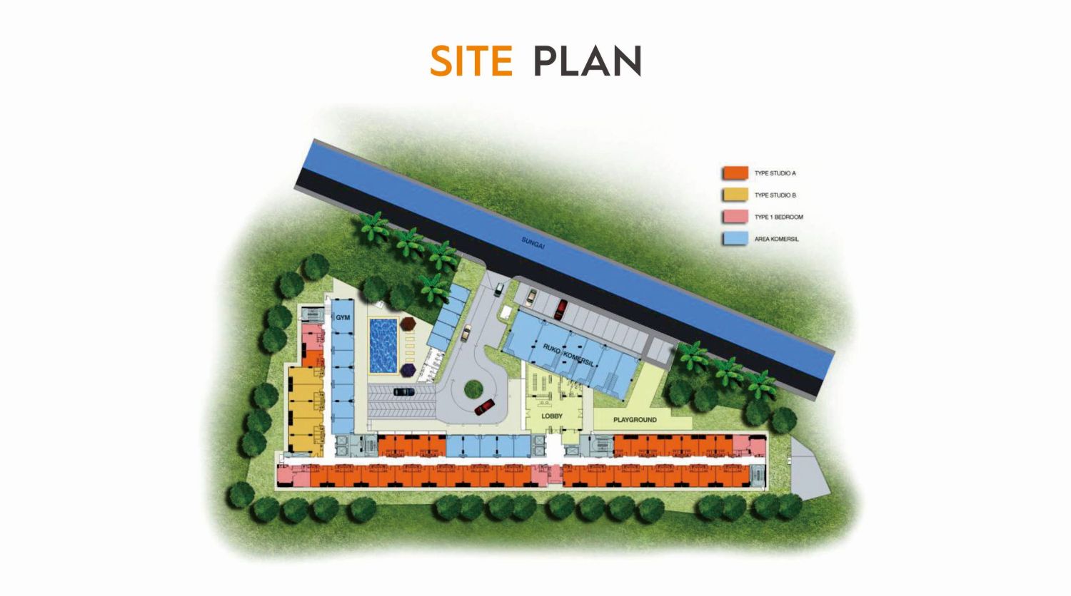 Siteplan-Apartemen-Taman-Melati-Yogyakarta